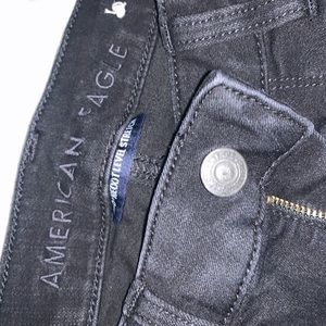 American Eagle black skinny jeans